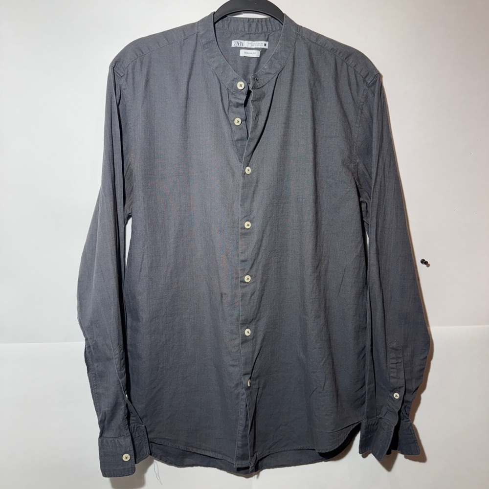Zara Black Button Down Shirt
